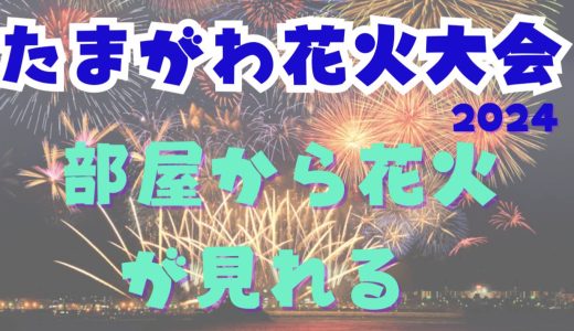 たまがわ花火大会（10月）が見える宿泊ホテルはどこ？子連れや家族旅行にもおすすめ宿泊施設